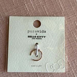 Pura Vida x Sanrio Hello Kitty rose gold bow ear cuff